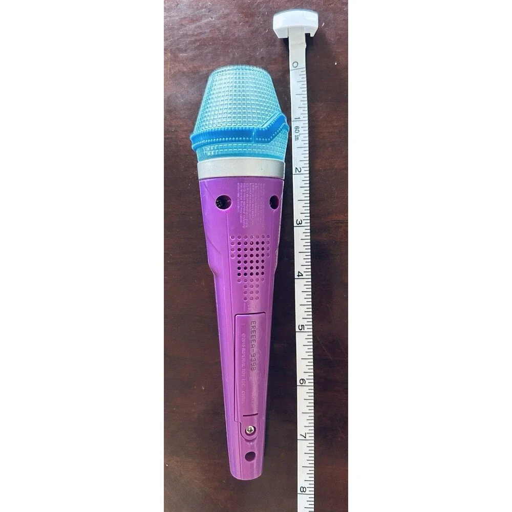 Disney Tangled‎ Light Up Melody Microphone Frozen WORKS - New Batteries Included